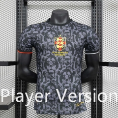 Player Version 2024-2025 Special Version England Black&Gray Thailand Soccer Jersey AAA-888