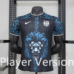 Player Version 2024-2025 Special Version Barcelona Blue&Black Thailand Soccer Jersey AAA-888