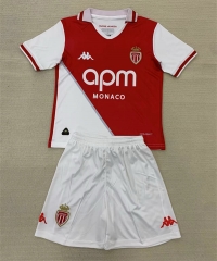 2024-2025 Monaco Home Red&White Soccer Uniform-AY