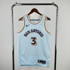 2025 City Edition San Antonio Spurs Light Blue #3 NBA Jersey-311