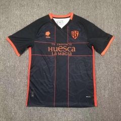 2024-2025 Huesca 2nd Away Black Thailand Soccer Jersey AAA-417