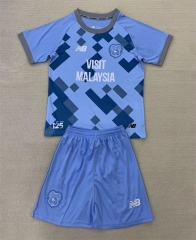 2024-2025 Cardiff City 2nd Away Blue Soccer Uniform-AY