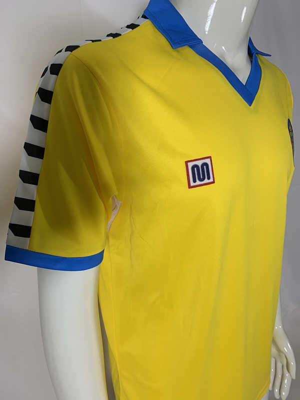 Retro Version 83-84 Cádiz CF Home Yellow Thailand Soccer Jersey AAA-503