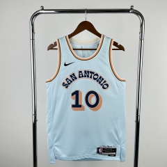 2025 City Edition San Antonio Spurs Light Blue #10 NBA Jersey-311