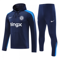 2024-2025 Chelsea Blue Thailand Soccer Tracksuit With Hat-418