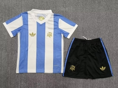 50th Commemorative Edition Argentina Blue&White Soccer Uniform-2353