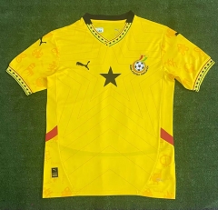 2025-2026 Ghana Away Yellow Thailand Soccer Jersey AAA-416