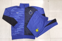 2024-2025 Inter Milan Royal Blue Thailand Soccer Jacket Uniform-815