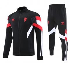 2025-2026 Manchester United Black Thailand Soccer Jacket Uniform-4627