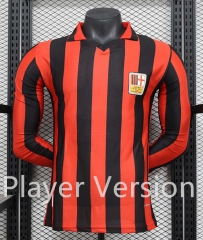 Player Version 2025-2026 Anniversary AC Milan Red&Black LS Thailand Soccer Jersey AAA-888