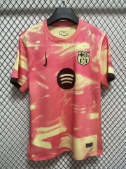 (S-4XL) 2024-2025 Special Version Barcelona Pink Thailand Soccer Jersey AAA-GB