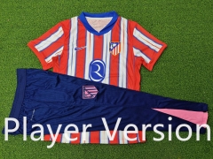 Player Version 2024-2025 Atletico Madrid Home Red&White Thailand Soccer Tracksuit-9926