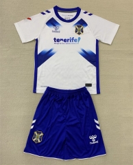 2024-2025 CD Tenerife Home White Soccer Uniform-AY