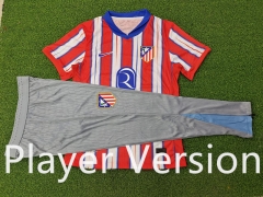 Player Version 2024-2025 Atletico Madrid Home Red&White Thailand Soccer Tracksuit-9926