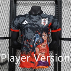 Player Version 2025-2026 Special Version Japan Black&Gray Thailand Soccer Jersey AAA-888