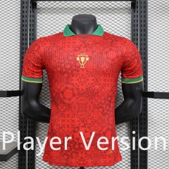 Player Version 2025-2026 Special Version Portugal Red Thailand Soccer Jersey AAA-888