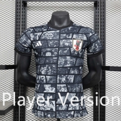 Player Version 2025-2026 Special Version Japan Black&Gray Thailand Soccer Jersey AAA-888