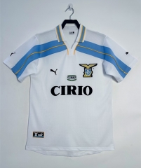 Retro Version 99-00 Lazio 2nd Away White Thailand Soccer Jersey AAA-811