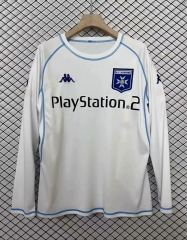 Retro Version 03-04 AJ Auxerre Home White LS Thailand Soccer Jersey AAA-2044