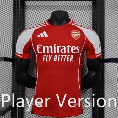 Player Version 2025-2026 Arsenal Red Thailand Soccer Jersey AAA-888