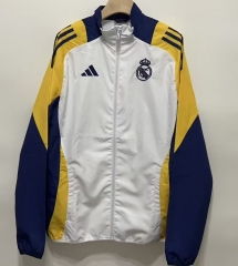 2024-2025 Real Madrid White&Yellow Thailand Trench Coats-0255