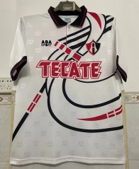 Retro Version 1994-1995 Atlas Away White Thailand Soccer Jersey AAA-6895