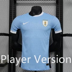 Player Version 2025-2026 Uruguay Home Blue Thailand Soccer Jersey AAA-888