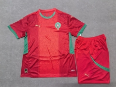 2025-2026 Morocco Home Red Soccer Uniform-718