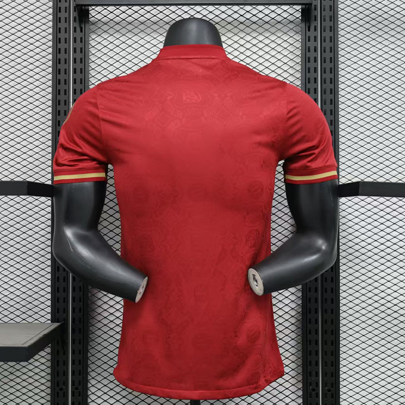 Player Version 2025-2026 Anniversary Edition Bayern München Red Thailand Soccer Jersey AAA-888