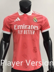 Player Version 2025-2026 Real Madrid Pink Thailand Soccer Jersey AAA-SJ