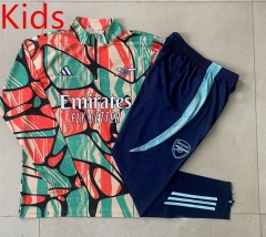 2024-2025 Arsenal Red&Green Kids/Youth Soccer Tracksuit -815