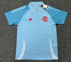 (S-4XL) 2025-2026 Flamengo Blue Thailand Soccer Training AAA-GB