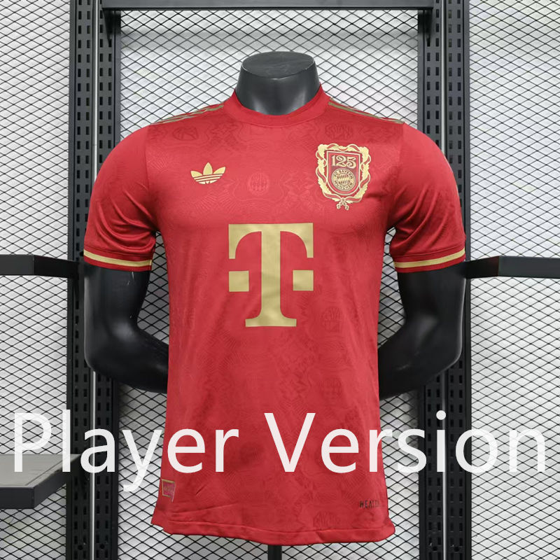 Player Version 2025-2026 Anniversary Edition Bayern München Red Thailand Soccer Jersey AAA-888
