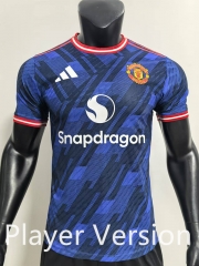 Player Version 2025-2026 Manchester United Black Thailand Soccer Jersey AAA-SJ