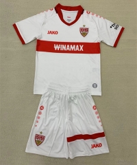 2024-2025 VfB Stuttgart Home White Soccer Uniform-AY