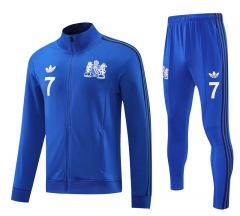 2025-2026 Manchester United Blue Thailand Soccer Jacket Uniform-4627