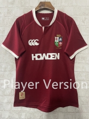 Player Version 2025 British Lions Home Red Thailand Rugby Shirt