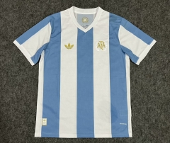 (S-4XL) 50th Anniversary Edition Argentina Blue&White Thailand Soccer Jersey AAA-GB