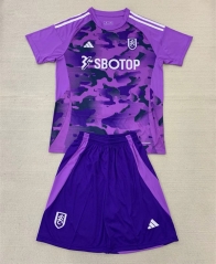 2024-2025 Fulham 2nd Away Purple Soccer Uniform-AY