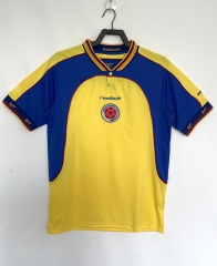 Retro Version 2001 Colombia Home Blue&Yellow Thailand Soccer Jersey AAA-811