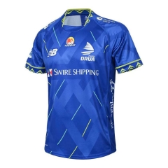 2025 Fiji Home Blue Rugby Shirt