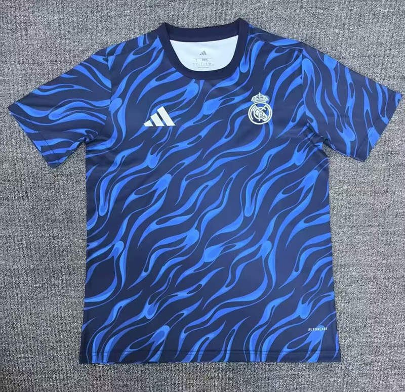 (s-4xl)2025-26 Real Madrid Royal Blue Training Soccer Jersey AAA-2483