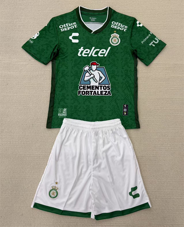 2025-26 Club León Home Green Soccer Uniform-AY