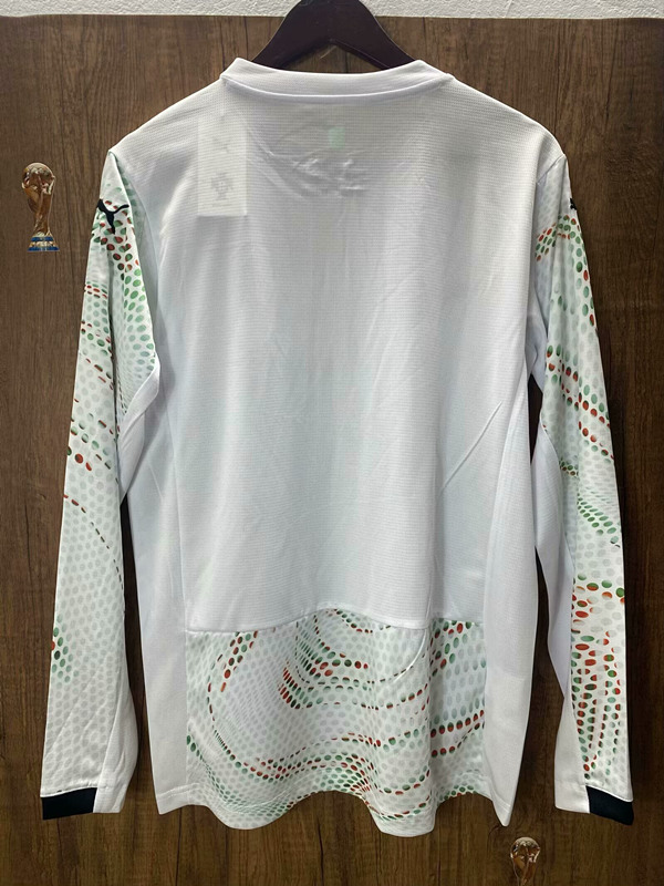 (s-4xl)2025-26 Portugal Away White LS Thailand Soccer Jersey AAA-9409