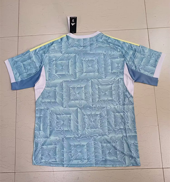 (s-4xl)2025-26 Juventus Away Light Blue Thailand Soccer Jersey AAA-0485