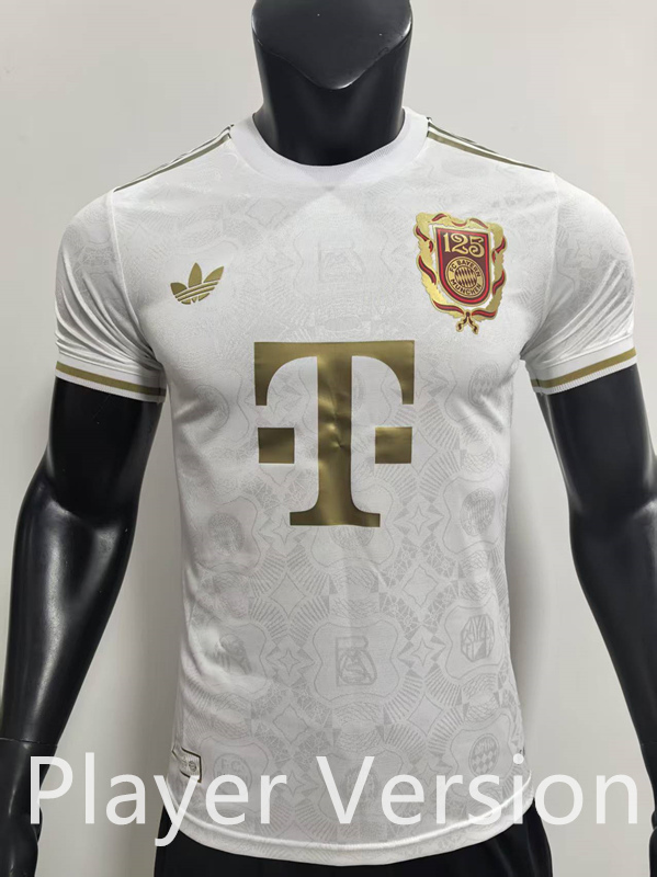 Player Version 2025-26 Bayern München White Soccer Jersey AAA-SJ
