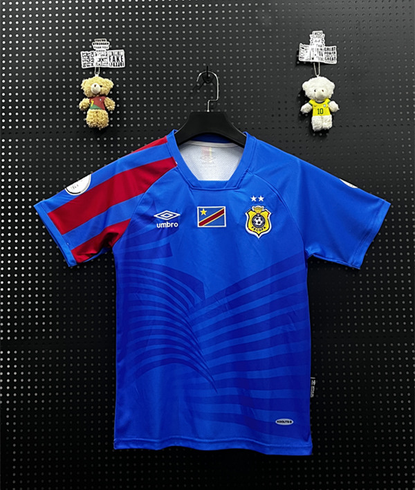 (s-3xl)2025-26 Congo Home Blue Thailand Soccer Jersey AAA-4377