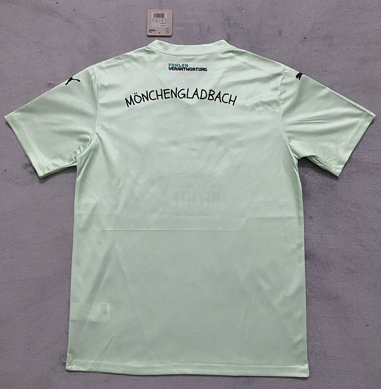 2025-26 Borussia Mönchengladbach 2nd Away Green Thailand Soccer Jersey AAA-2524