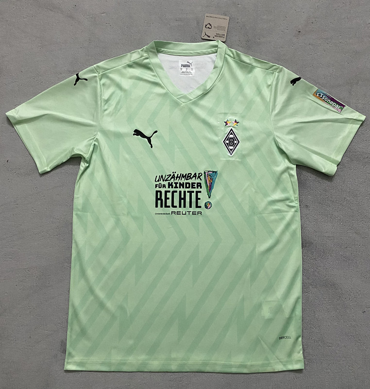 2025-26 Borussia Mönchengladbach 2nd Away Green Thailand Soccer Jersey AAA-2524