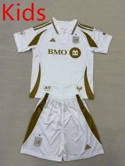 2025-26 Los Angeles FC Away White kids Soccer Uniform-AY